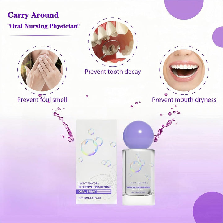 Pro-Biotic Oral Spray,Mouth Spray,Pro-Biotic Breath Spray,Mouth Freshener Spray,Bad Breath Treatment for Adults,Breath Spray,Dry Mouth Spray,Fresh Breath Spray,Breath Freshener Spray,Saliva Spray