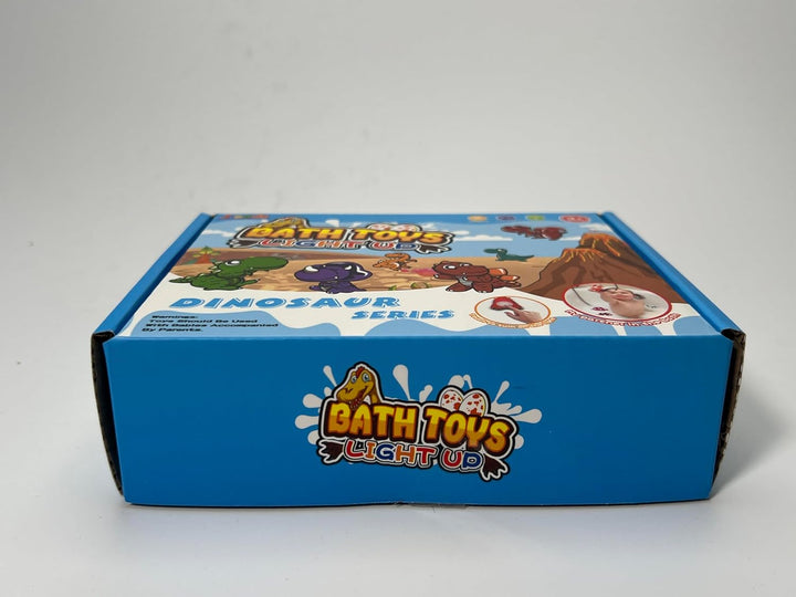 Baby Bath Toys, 6 PCS LED Kids Sensory Toys, Liquid Sensor Light up Dinosaur for Autism