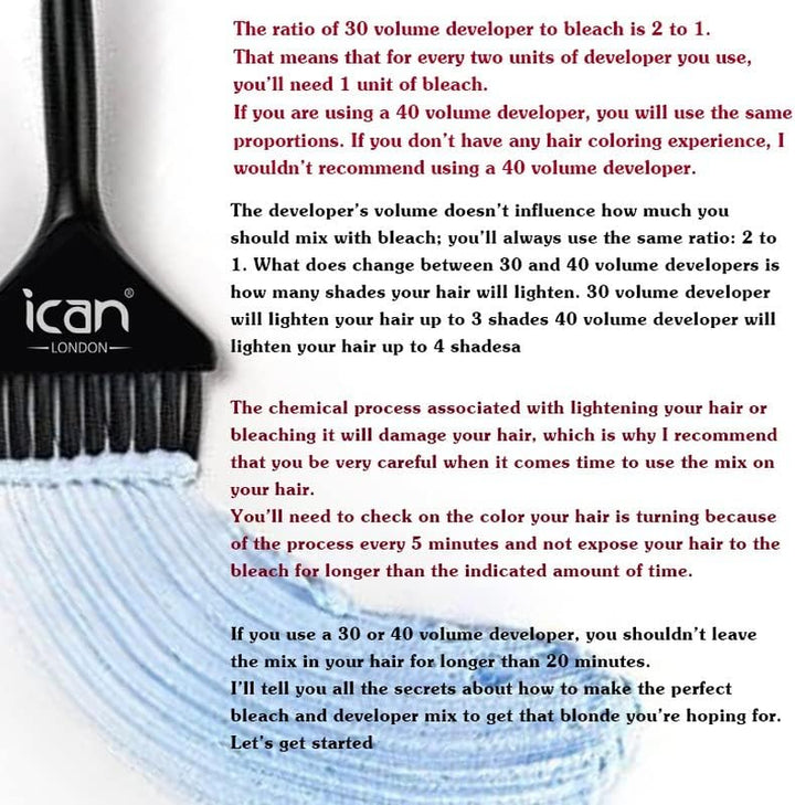 ICAN PROFESSIONAL CREAM PEROXIDE 20 VOL 6% 8.5Oz (250Ml)