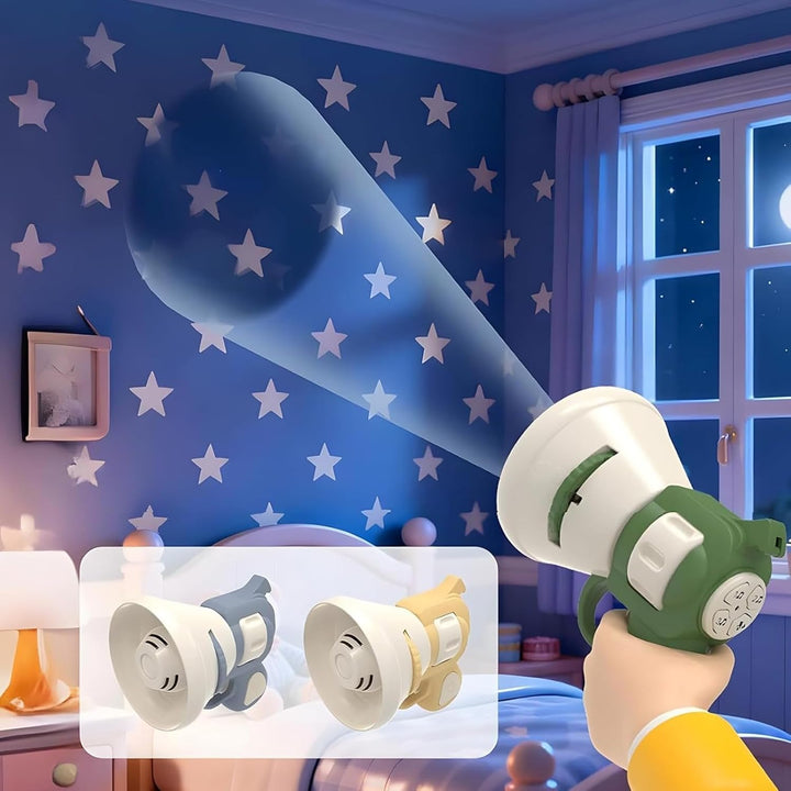 Hilarious Costume Projector & Voice Changer Speaker, Scream Voice Changer, Ghosts Face Voices Changers, Handheld Projector Bag Charm, for Both Adults and Children (Yellow*3)