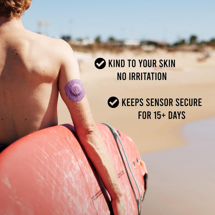 Air Dexcom G7 Adhesive Patches (20 Pack) - Stelo CGM & Dexcom G7 over Patches with Ultra-Hold Durable Sensor Covers - Multicolor