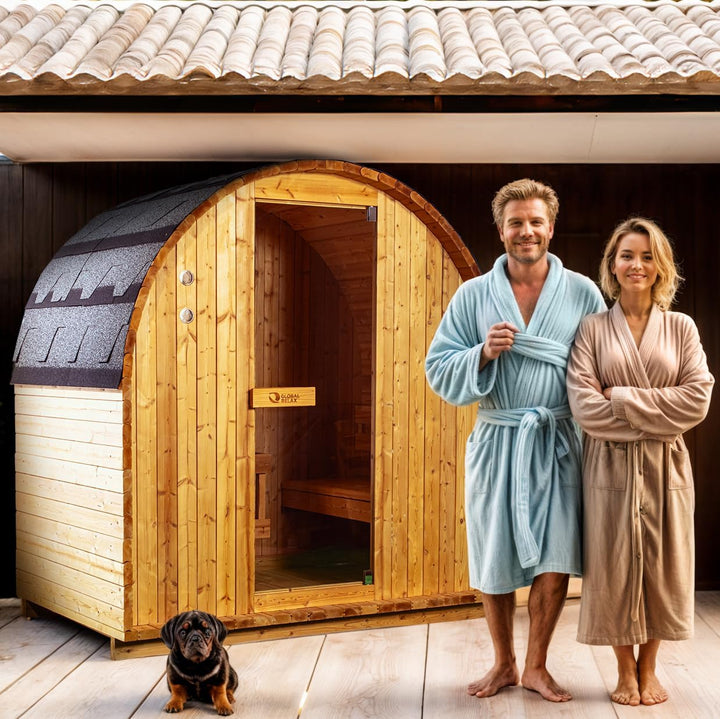 ® | DHARANI S5 OUTDOOR Full Body Steam Sauna for up to 5 Persons | Skin Care I Eliminate Toxins I Reduces Stress I Relaxes Muscles | Usb/Mp3/Bluetooth