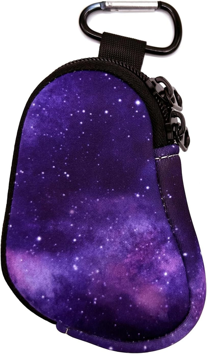 Asthma Inhaler Holder Neoprene Protective Portable Carrying Bag Travel Inhaler Mini Case Sleeve for L-Shaped Inhaler, Inhaler Not Included (Jellyfish)