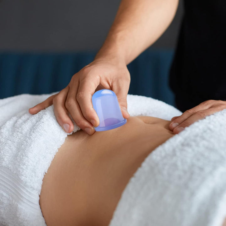 Silicone Cupping Therapy Set, anti Cellulite Cup, Vacuum Massage Cup Kit Body Cup Set Health Beauty Care, 2 Pcs (Large & Medium) with Gift Bag