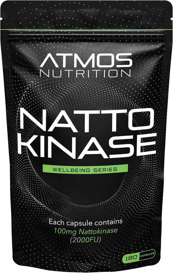 Nattokinase - 2000FU / 100Mg per Capsule - 6 Month'S Supply - High Strength Capsules! - Cardiovascular, Circulation, and Heart Support Enzyme Supplement - Non-Gmo & Made in the UK