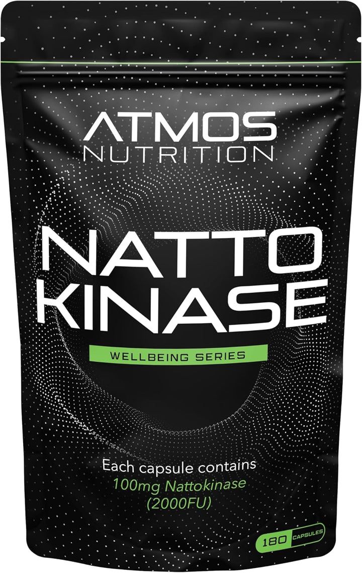 Nattokinase - 2000FU / 100Mg per Capsule - 6 Month'S Supply - High Strength Capsules! - Cardiovascular, Circulation, and Heart Support Enzyme Supplement - Non-Gmo & Made in the UK