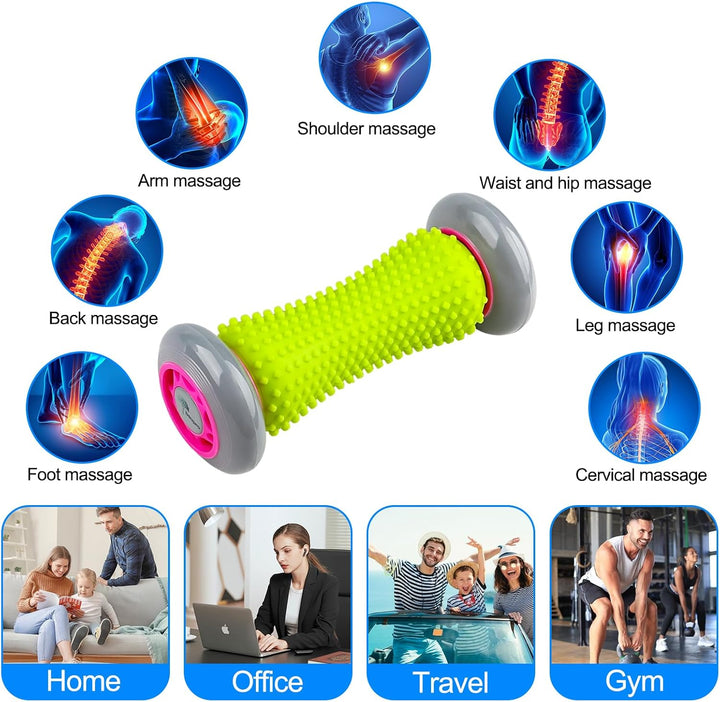 Foot Massage Roller, Muscle Roller Stick for Plantar Fasciitis Recovery and Tight Muscles Relax