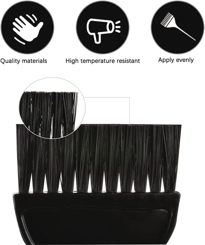 Hair Coloring Brush, 2 Pieces Hair Coloring Brushes, Hair Dye Brush, Dyeing Tools, for DIY Hair Dyeing in Salon and at Home（20Cm X 6Cm)