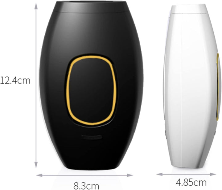 At-Home Laser Hair Removal Handset, 5Min Laser Removal, Apply Any Body Part (Black)