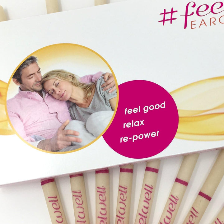 12 Pieces (6 Pairs)  Feelwell Earcandles with Safety Filter