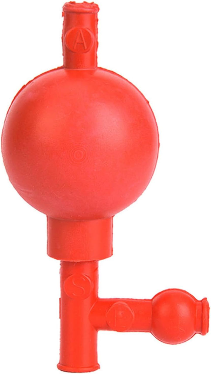 Resistant Red Quantitative Suction Bulb for Easy and Convenient Filling of Pipettes in the Laboratory