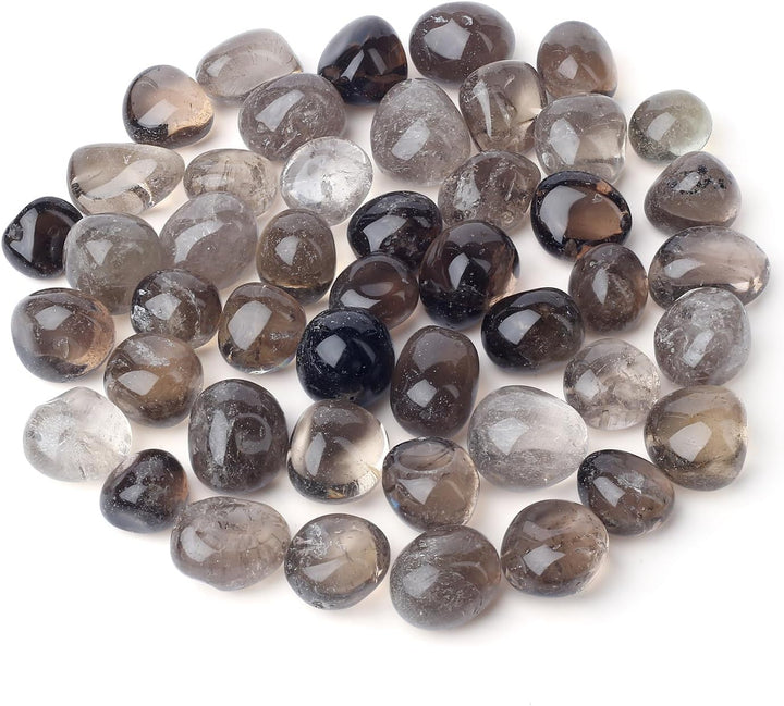 0.55Lb Healing Crystals Gemstones Set Polished Gems Stones for Kids Decorative Coloured Tumbled Bulk Chakra Spiritual Reiki Divination Meditation Rock Stone 15PCS