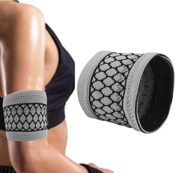 Updated Arm Band for Diabetic CGM Sensor Protective Dia Band Suits Freestyle Libre, Medtronic, Dexcom Grey