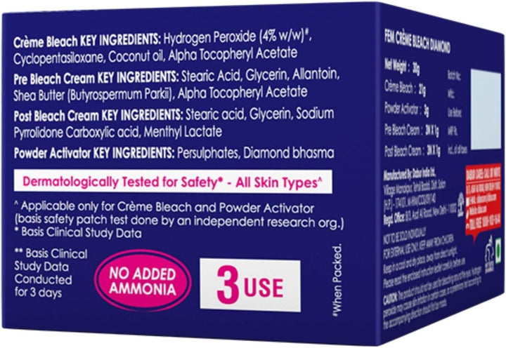 Diamond Crème Bleach, 30G