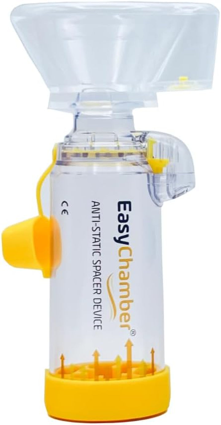 Anti-Static Spacer Device with Child Mask, Inhaler Chamber, Use with Metered Dose Inhaler, BPA and Latex Free