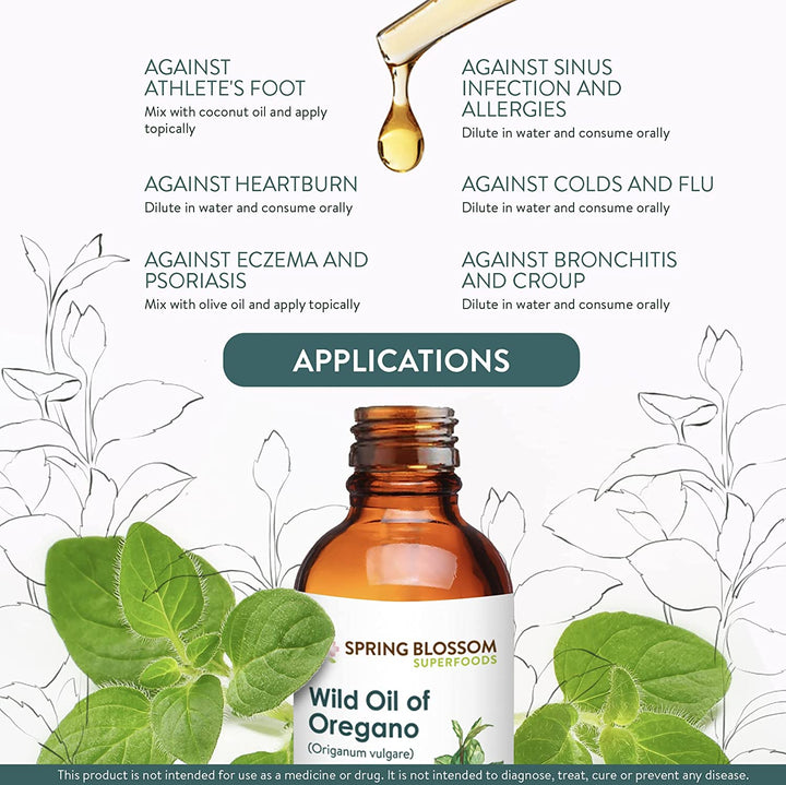 30Ml Oregano Oil 100% Pure & Undiluted Min 92% Carvacrol Super-Strength Himalayan Essential Oil of Oregano (Origanum Vulgare) Highly Potent Immunity Booster for Cold, Cough, Sore Throat & Gut Health