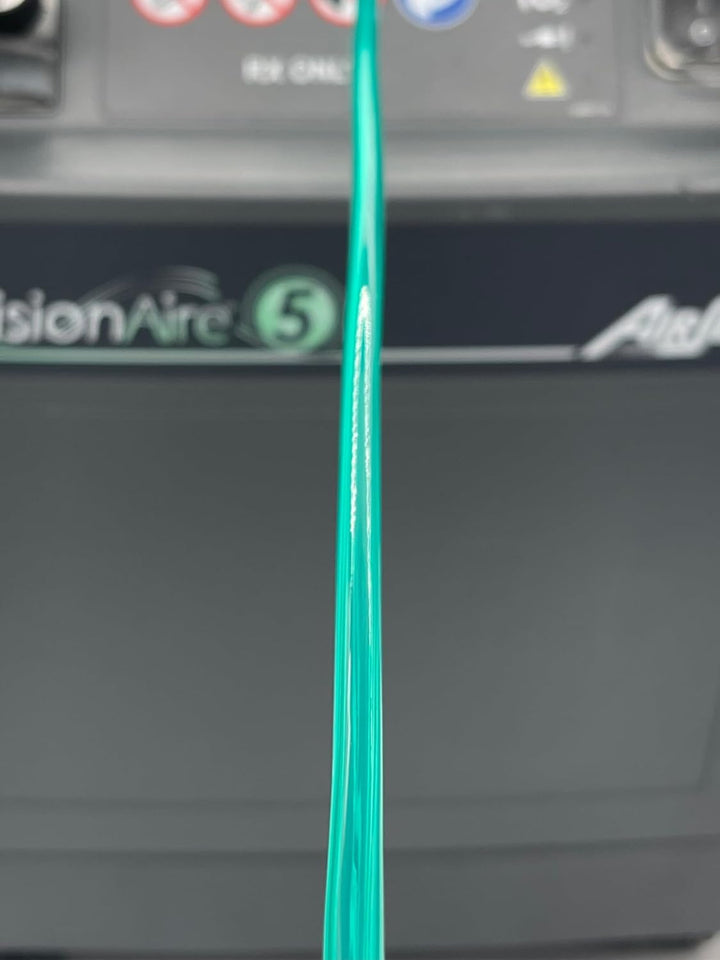 Green Oxygen Tubing 7.6 Metres | NHS Approved Oxygen Tubing - Three-Channel Safety Tube, Kink-Free, for Home Oxygen Therapy | Easy to See with Its Green Colour