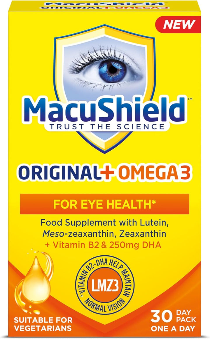 Original plus Capsules - 90-Day Pack, Eye Health Supplement* with Lutein Zeaxanthin and Meso-Zeaxanthin + Vitamin B2 (Riboflavin) Which Helps Support Normal Vision, 90 Count (Pack of 1)