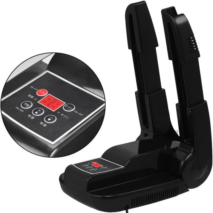 Electric Shoe Dryer and Ozone Deodorizer with Digital Controls and Timer Function,Foldable Scalable for Drying Shoes Boots Gloves Socks