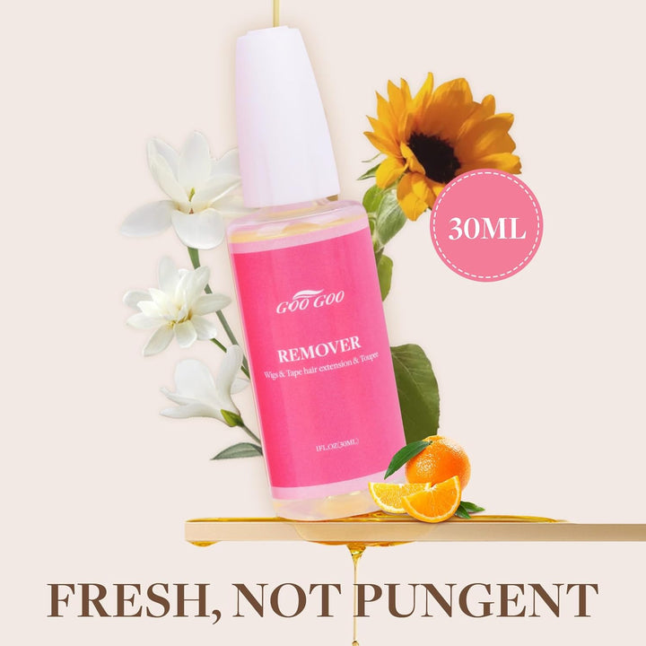 Tape Hair Extension Remover, Wig Glue Remover, Removes Hair Glue, Double Sided Extension Tape, Fast Acting Hair Extensions Remover 30Ml