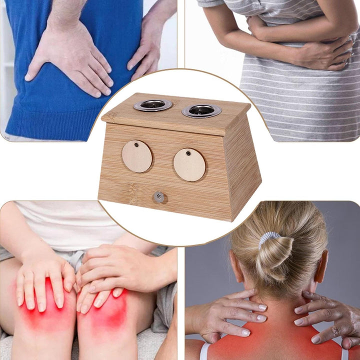 Moxibustion Stick Box – Nursing Tool, Household Moxa Burner, Holder, Premium Traditional Device, Portable Container | Heavy Duty for Home Wellness Relaxation Health Care