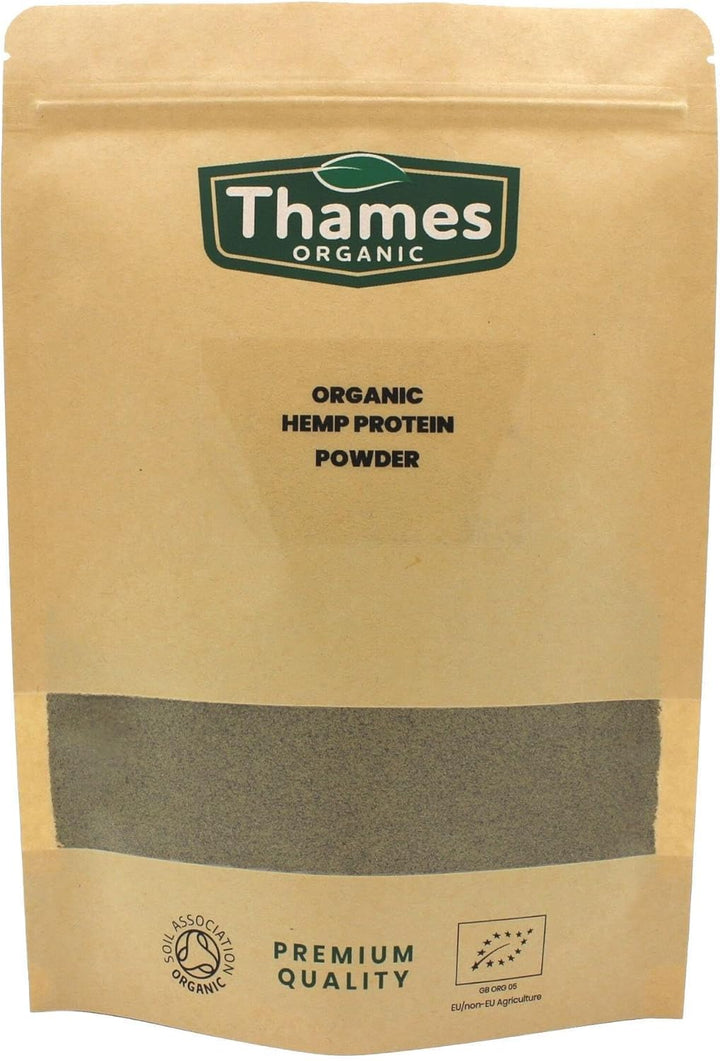 Organic Hemp Protein Powder 500G, Certified Organic, Non-Gmo, Vegan, No Additives, No Preservatives, Resealable Bag by  500G