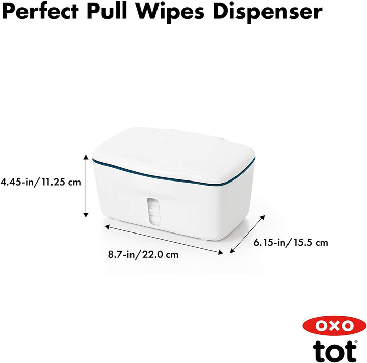 Perfect Pull Wipes Dispenser, Navy, 1 Count (Pack of 1)
