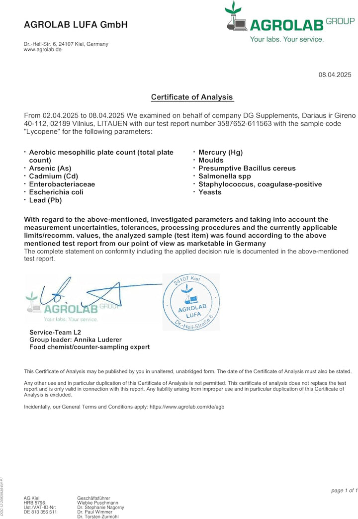 Lycopene 15Mg | 10% Beadlet | 90 Vegan Capsules | High Strength Antioxidant for Skin & Prostate Health | 3Rd Party Lab Tested