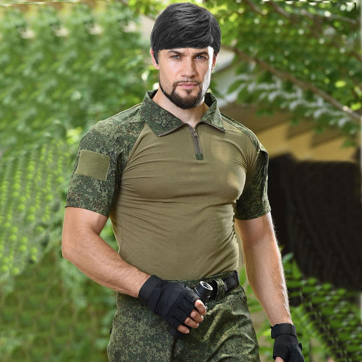 Short Black Men'S Wig - Synthetic Straight Wig for Men - Daily Use & Costume - Handsome Fancy Dress Cosplay Halloween