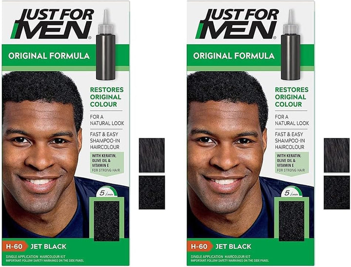 Original Formula Dark Brown Black Hair Dye, Restores Original Colour for a Natural Look � H45