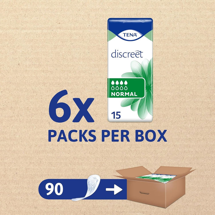 Lady Normal Towels for Light to Moderate Bladder Weakness -Monthly Pack of Incontinence Pads for Women, Pack of 90, Packaging May Vary