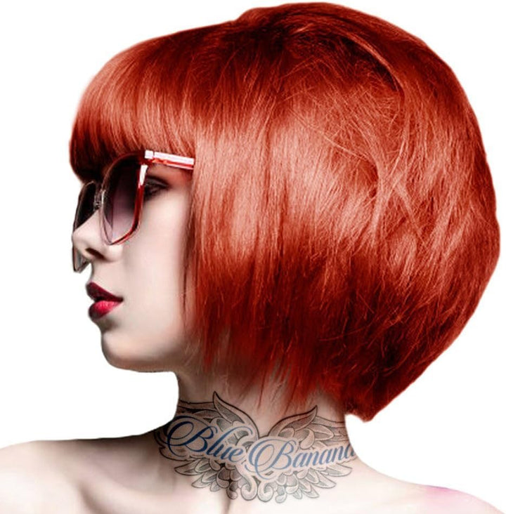 2X  Semi-Permanent Hair Dye 2X 100Ml (Fire Red)