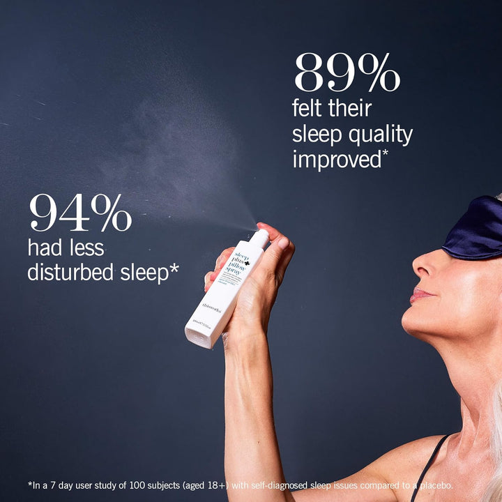 Sleep plus Pillow Spray, 50 Ml - Motion-Activated Sleep Spray Infused with Lavender, Camomile and Vetivert - Science-Backed Pillow Spray Designed to Aid Restless Sleepers