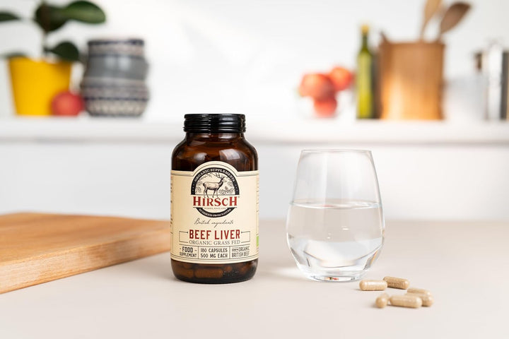 Organic UK Grass Fed Beef Liver Supplement - Soil Association Certified 100% Organic and Glyphosate Free & Vitamin & Mineral 3Rd Party Tested