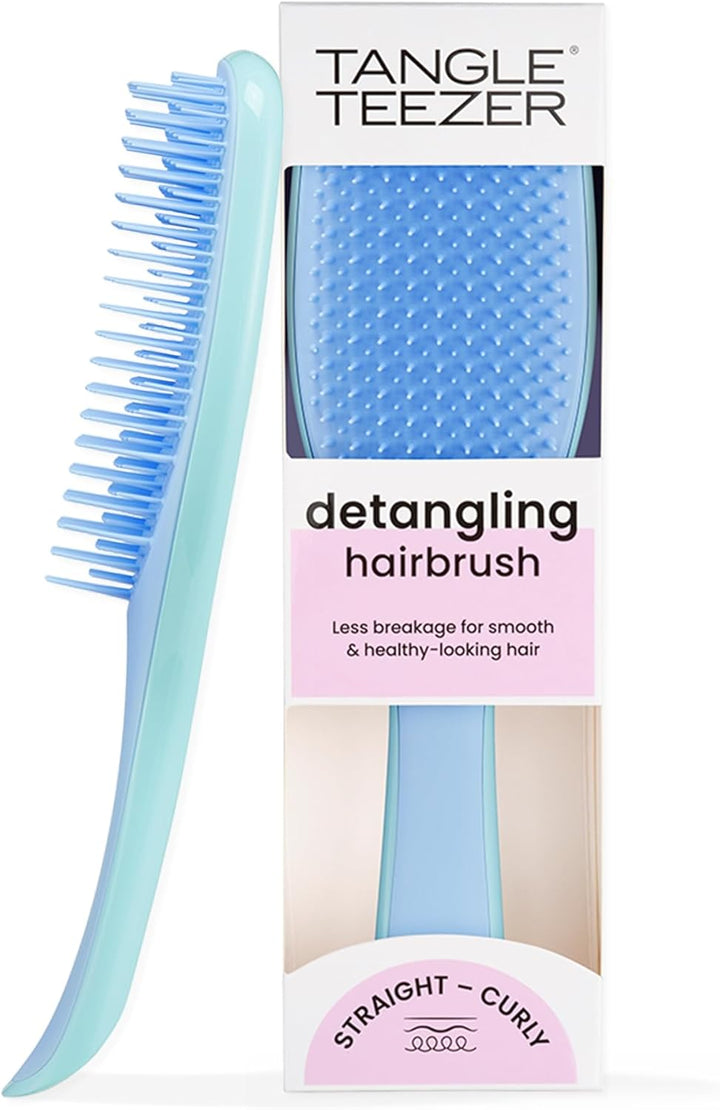 Ultimate Detangler Hairbrush - for Wet & Dry Hair - Detangling Brush for All Hair Types - Two-Tiered Teeth Reduce Breakage & Eliminate Knots - Millennial Pink