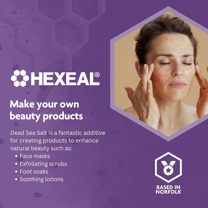 Dead Sea Salt 10Kg – 10Kg Bucket of Food Grade Coarse Dead Sea Salt for Soothing Baths, Beauty & Cosmetics – 100% Natural Salts for Bathing & Relaxation