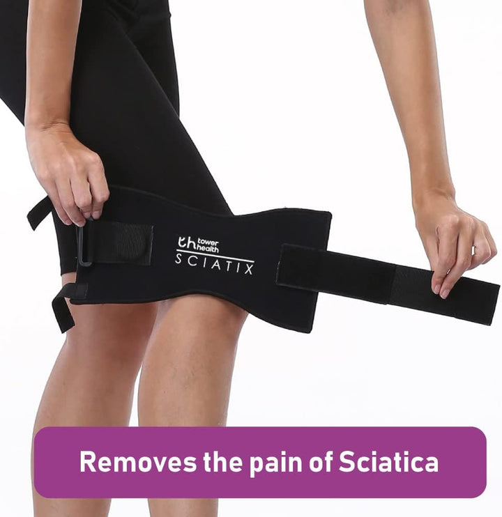 Sciatix - Instant Sciatica Pain Relief Product |Helps Relieve Back Pain and Sciatic Pain by Acupressure Compression Relief Calf Support WRAP Class I Medical Device
