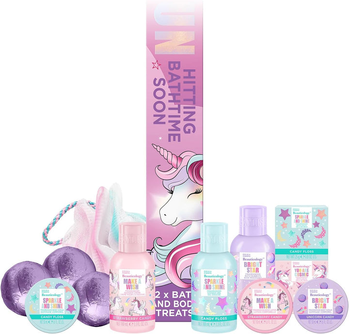 Beauticology Cosmic Unicorn Beauty Bag Gift Set - Vegan Friendly