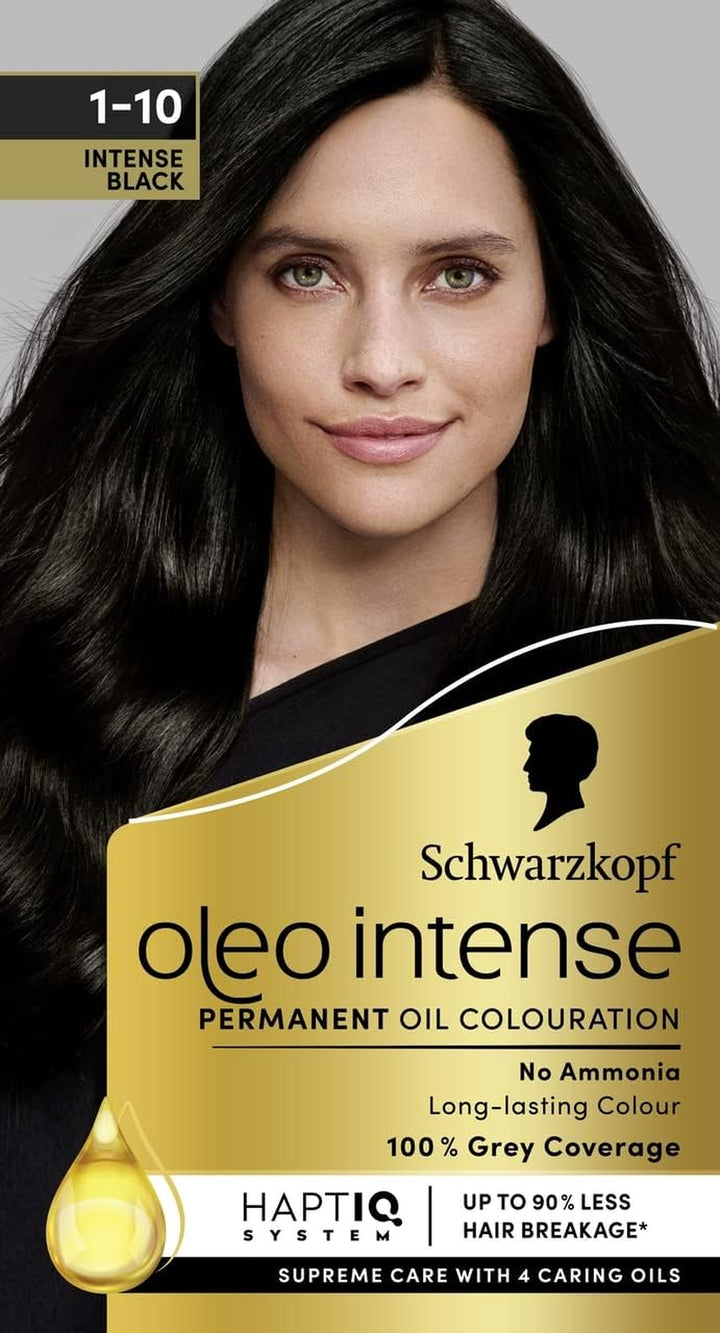 Oleo Intense Permanent Oil Colour 4-86 Chocolate Brown, 100% Grey Coverage, Conditioner with Haptiq System, Long-Lasting Colour, Ammonia Free Hair Dye