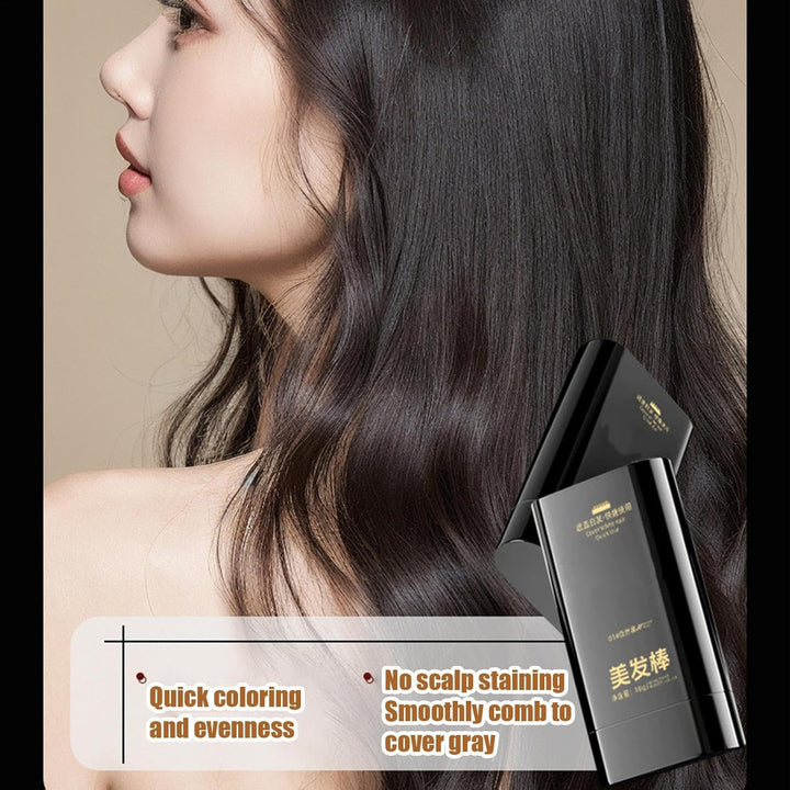 Hair Dye Comb - Safe and Convenient Comb Hair Dye | Applicator | Hairdressing Wand Tool Color Dye Stick | Sweat Proof Touchup Hair Color for Boys Girls Women Adults