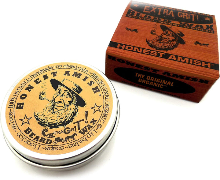 Extra Grit Beard Wax - All Natural and Organic - Hair Paste and Hair Control Wax