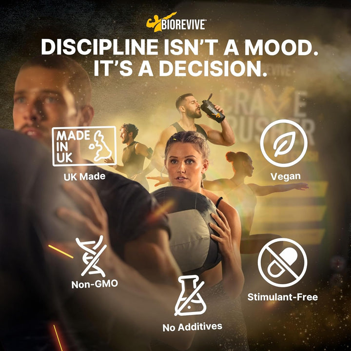 Crave Crusher – Appetite Suppressant with 5-HTP, Glucomannan, Green Tea, Chromium & Black Pepper for Craving Control, Metabolism Support & Weight Management