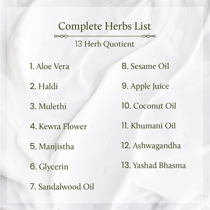 Natural Vitamin C Face Cream for Men with Ayurvedic Herbs -Green Apple, Aloe Vera & Turmeric for Brightening and Radiance Glow Skin(50 G)