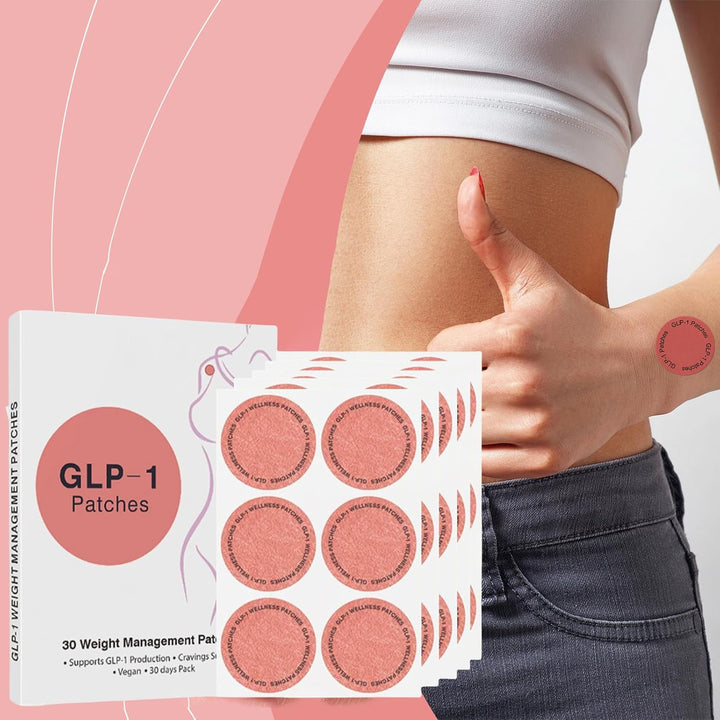 30Pcs GLP-1 Patches for Slimming, Skin Firming & Toning, Natural Ingredients Patch, Soothing and Gentle for Women