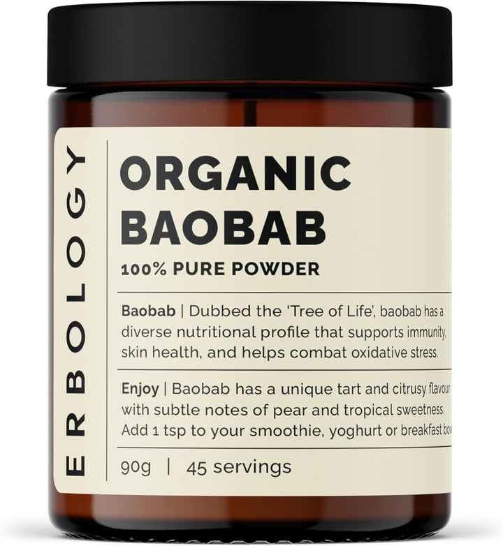 Organic Sea Buckthorn Powder 50G - 50 Servings - Skin Health and Immunity Support - Rich in Omega-7 (6.5%), Vitamin C and Beta-Carotene - Seeds Removed, More Concentrated - Vegan - Gmo-Free