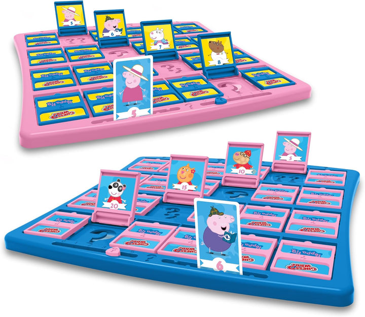 Peppa Pig Guess Who? Board Game Including Peppa, Mummy Pig, George, Daddy Pig Easy to Set Up, Gift for Ages 6 Plus