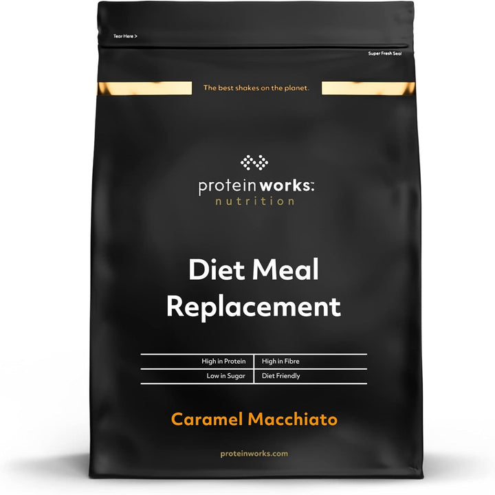 Protein Works - Diet Meal Replacement, Chocolate Silk, Nutrient Dense Complete Meal, Immunity Boosting Vitamins, Affordable, Healthy and Quick, 14 Meals, 1Kg