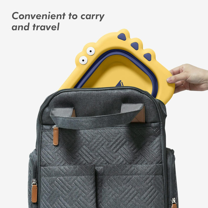 Foldable Washing Bowl for Baby, Washing Bowl, Foldable Camping Washing Bowl, Multi-Purpose Bowl, for Travel/Camping/Motorhome, Capacity: 3500 Ml