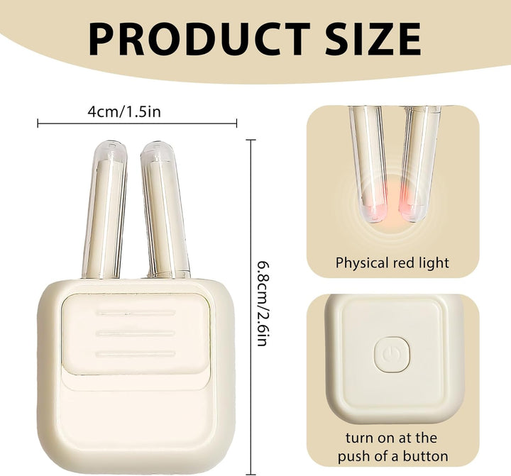 Red Light Nasal Therapy Device,Portable Infrared Light Therapy Instrument,Nasal Red Light Therapy Device,Red Light Nasal Therapy for Nose Nasal Clearing Device