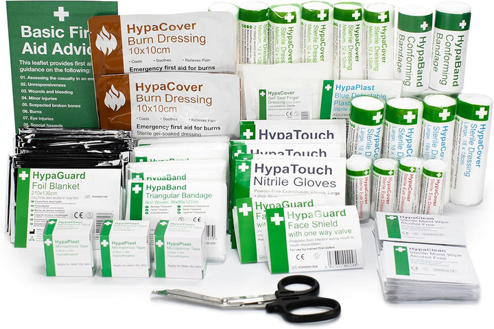 Safety First Aid First Aid Kit Refill Pack British Standard 8599 Compliant, Medium 25-100 Persons